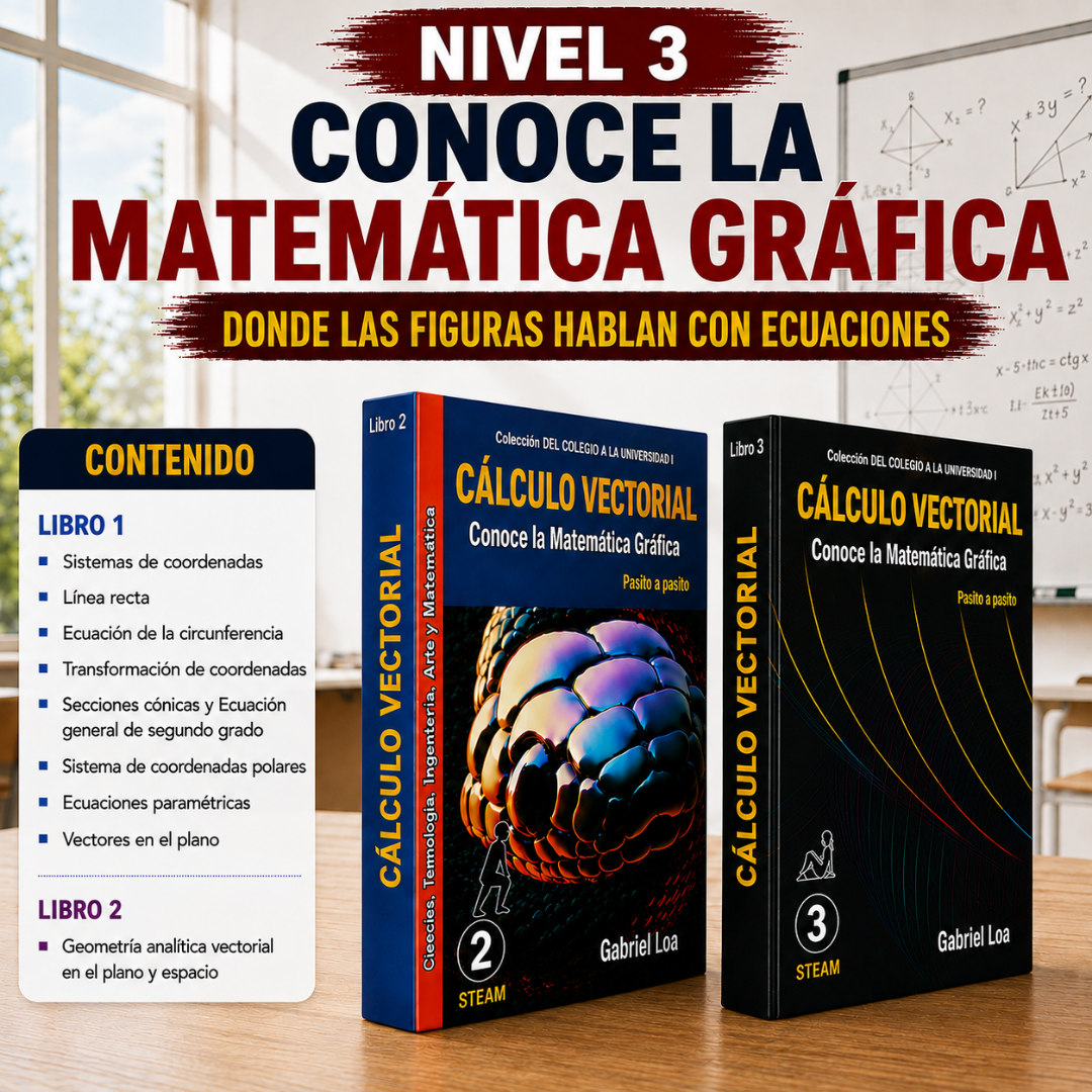 NIVEL 3: CONOCE LA MATEMÁTICA GRÁFICA. GEOMETRÍA ANALÍTICA: PLANO Y ESPACIO